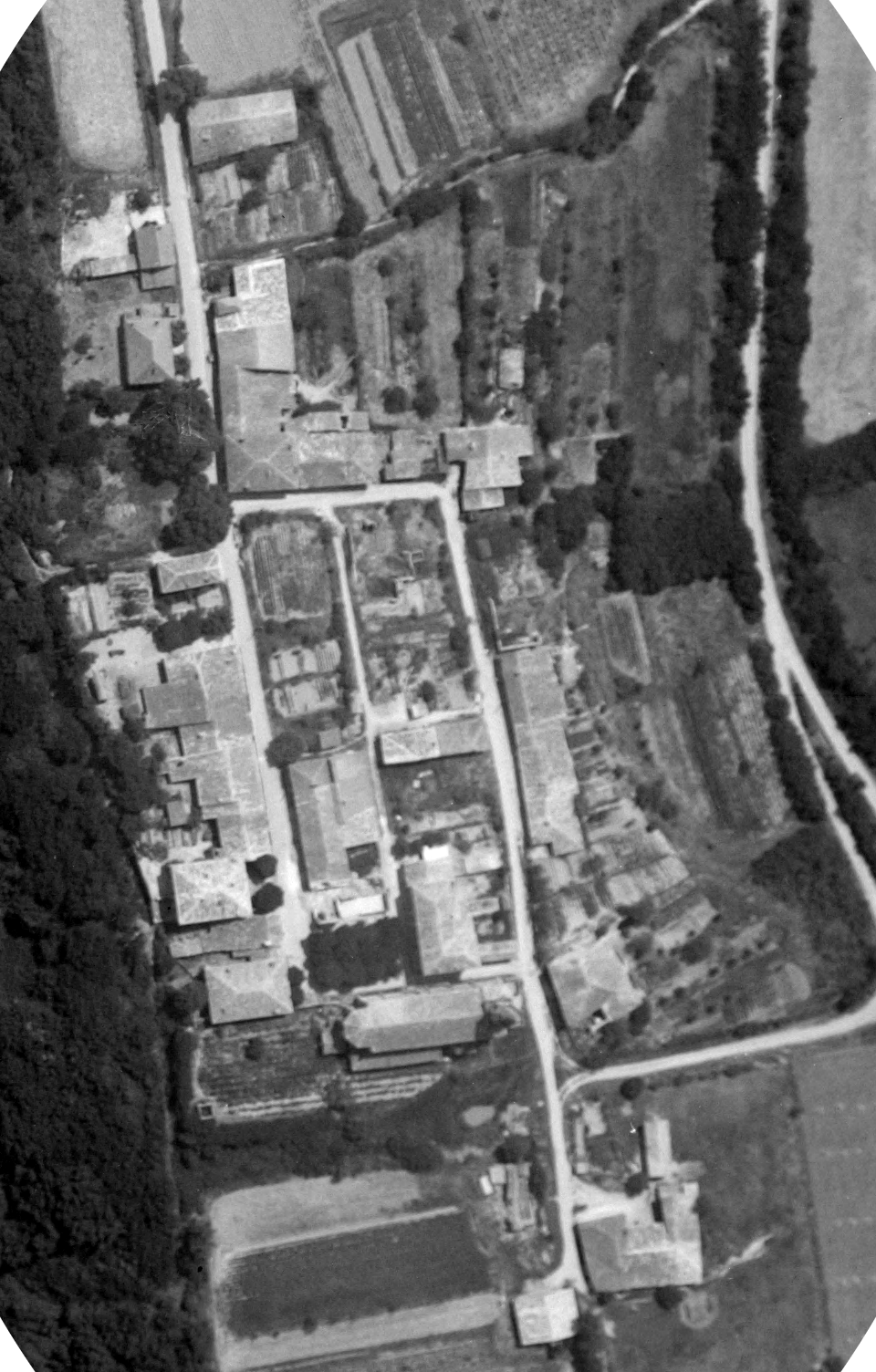 Photo aérienne Cordes-Tolosannes 1957